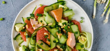 Gurk avokado sallad