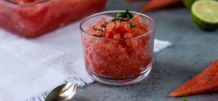 Vattenmelon granita